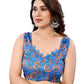 Ready to Wear Blue Color Printed Georgette Saree with Lace
