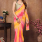 Printed Ready Saree in Georgette