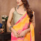 Printed Ready Saree in Georgette