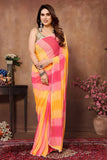 Printed Ready Saree in Georgette