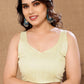 Ready to Wear White Color Printed Georgette Saree with Lace