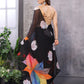 Black Quick Draping Printed Saree