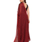 Pre-Stitched Printed Saree in Georgette – Ideal for Daily and Office Look