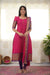 Stylish Pink Cotton Kurti with Black Border – Comfort Meets Class.