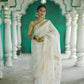 Lilaan Soft Slab Cotton Saree with Rich Weaving Blouse Elegant & Comfortable