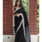 Soft Lilian Cotton Saree with Manipuri Thread work