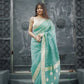 Lilaan Soft Slab Cotton Saree with Rich Weaving Blouse Elegant & Comfortable