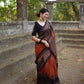 Elegant Jacquard Saree with Contrast Blouse