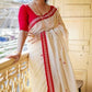 Soft Lilian Cotton Saree with Manipuri Thread work