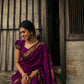 Soft Lichi Silk Saree with Rich Jacquard