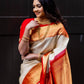 Beautifully Woven Lichi Silk Saree with Art Silk
