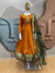 Vichitra Silk Gown with Net Dupatta