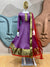 Vichitra Silk Gown with Net Dupatta