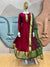 Vichitra Silk Gown with Net Dupatta