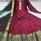 Vichitra Silk Gown with Net Dupatta