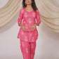 Blush Bloom Rayon Co-ord set