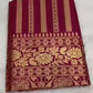 Soft Lichi Silk Jacquard Saree with Contrast Blouse – Wedding & Party Wear